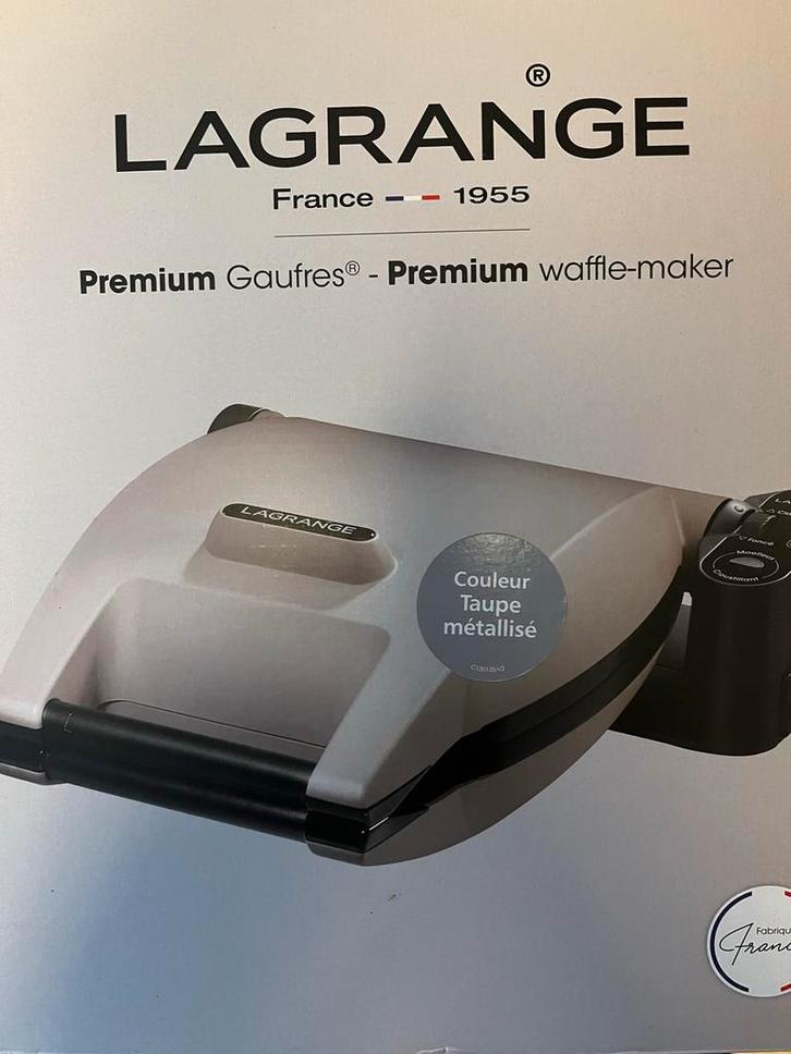 La Grange Premium Gaufres Wafelijzer, Witgoed en Apparatuur, Wafelijzers, Nieuw, Uitneembare platen, Ophalen