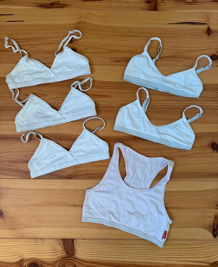 set meisjes bh's en topje van Claesens en Woody, 65AA, 70AA, Kinderen en Baby's, Kinderkleding | Maat 164, Gebruikt, Meisje, Nacht- of Onderkleding