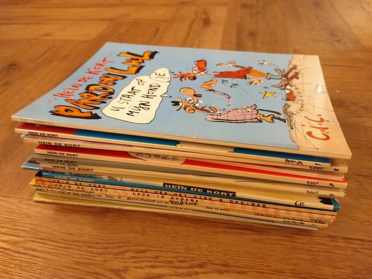 Hein de Kort - Dirk en Desiree, Pardon Lul, Eikels, Boeken, Stripboeken, Zo goed als nieuw, Meerdere stripboeken, Ophalen of Verzenden
