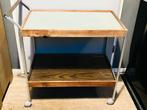 Mid-Century Salton Hotable  Rolling Bar Cart, Huis en Inrichting, Minder dan 45 cm, Minder dan 55 cm, Ophalen of Verzenden, Zo goed als nieuw