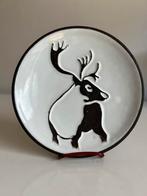 Vintage GLIT Ijslands Wandbordje Moose Rendier Relief 60’s, Antiek en Kunst, Antiek | Wandborden en Tegels, Ophalen of Verzenden