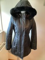 Zweer mooie nieuwe leren damesjas, maat 36, Zwart, Nieuw, Ophalen of Verzenden, Maat 36 (S)