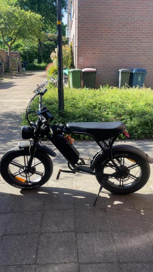 Fatbike ouxi v8 1.0  zwart, Fietsen en Brommers, Brommers | Tomos, Zo goed als nieuw, Overige modellen, Ophalen