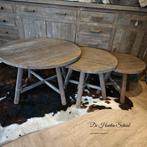 Ronde Driftwood Salon ( bijzet) Tafels, Ophalen, 50 tot 100 cm, Rond, Nieuw