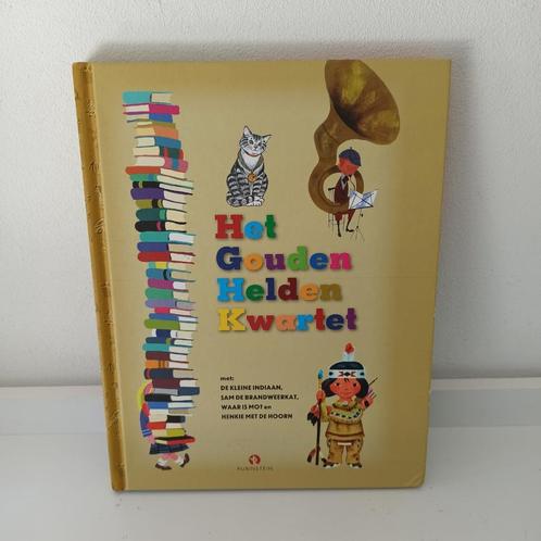 Het Gouden Helden Kwartet, boek., Boeken, Kinderboeken | Kleuters, Zo goed als nieuw, Sprookjes, Jongen of Meisje, Gouden boekje