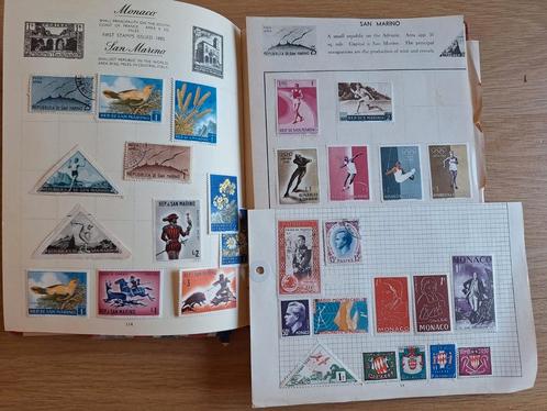 Postzegelverzameling uit de jaren '50. Diverse landen., Postzegels en Munten, Postzegels | Volle albums en Verzamelingen, Nederland en Buitenland