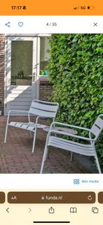 Twee IKEA tuinstoelen, Tuin en Terras, Ophalen, Gebruikt, Metaal