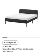 Slattum bed 160x200, Huis en Inrichting, Slaapkamer | Bedden, Ophalen, Tweepersoons, Zo goed als nieuw, 200 cm