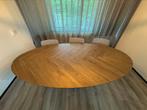 Zitmaxx eikenhout eettafel visgraatvorm 220x110 MET GARANTIE, Huis en Inrichting, Tafels | Eettafels, Ophalen, Eikenhout, 200 cm of meer