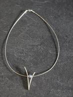 Collier met grijze parel., Ophalen of Verzenden, Nieuw, Zilver, Zilver