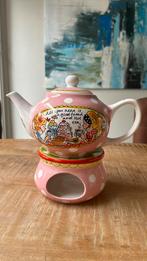 Blond Amsterdam theepot met theelicht warmer, Overige typen, Ophalen of Verzenden, Blond Amsterdam, Zo goed als nieuw