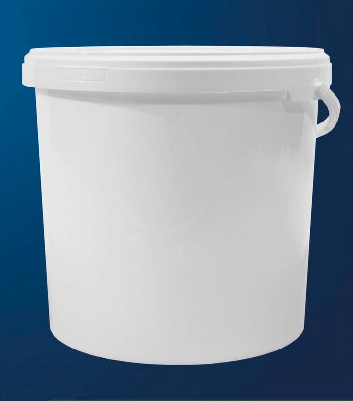 Nieuwe emmers emmer met deksel levensmiddelen echt, Huis en Inrichting, Emmers, Nieuw, Kunststof, Met deksel, Met handgreep, Ophalen of Verzenden