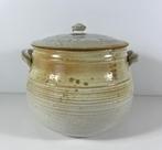 Vintage Franse keramische pot met deksel