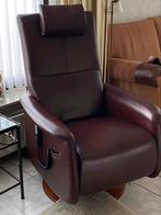 Elektrische relax fauteuil WellFair, Gebruikt, Leer, Ophalen