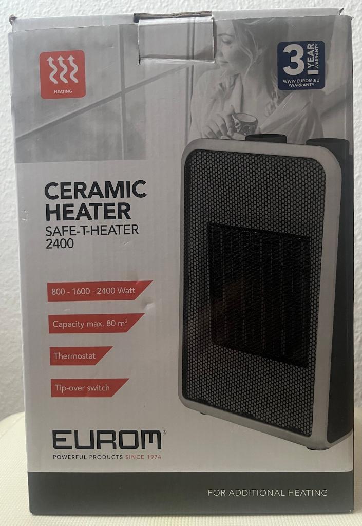 Eurom Safe-t-Heater 2400W, Doe-het-zelf en Verbouw, Verwarming en Radiatoren, Zo goed als nieuw, Kachel, 800 watt of meer, 30 tot 80 cm