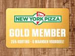 25% korting New York Pizza voor 6 maanden
