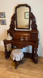 Antieke victoriaanse kaptafel, Ophalen, Gebruikt, 100 tot 150 cm, Victoriaans