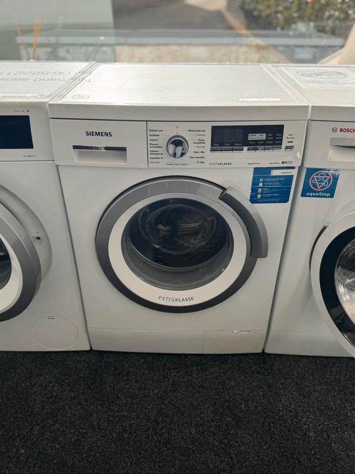 SIEMENS 1400 IQ-700 A+++ 8 KG met 1 jaar garantie, Witgoed en Apparatuur, Wasmachines, Refurbished, Voorlader, 6 tot 8 kg, 85 tot 90 cm