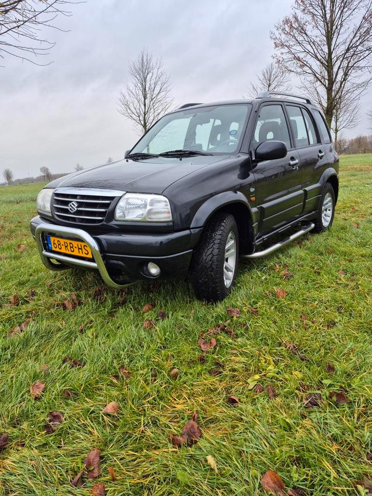 Suzuki Grand Vitara 2.0 5D AUT 2005 Zwart, Auto's, Suzuki, Particulier, Grand Vitara, 4x4, ABS, Airconditioning, Centrale vergrendeling