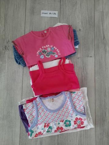 Kinderkledingpakket meisjes zomer maat 80/86 beschikbaar voor biedingen