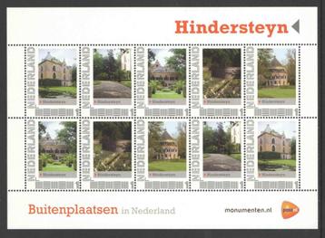 Postzegels Buitenplaatsen in Nederland: Hindersteyn beschikbaar voor biedingen