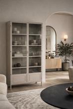 Ronja vitrinekast XL metaal soft pink van Woood, Ophalen, Rj, 50 tot 100 cm, Zo goed als nieuw