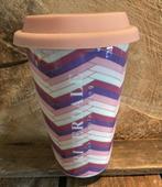 RIVERDALE MUG TO GO STREEP BEKER VOOR ONDERWEG NIEUW, Huis en Inrichting, Keuken | Servies, -, Nieuw, Ophalen of Verzenden, Overige stijlen
