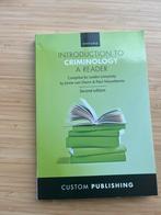 INTRODUCTION TO CRIMINOLOGY A READER, Ophalen of Verzenden, Beta, Zo goed als nieuw, WO