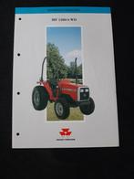 Tractor folder Massey Ferguson 1260 kompakttrekkers, Boeken, Catalogussen en Folders, Ophalen of Verzenden, Zo goed als nieuw