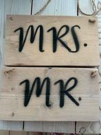 Mr. & Mrs. Borden - Bruiloft Decoratie, Verzenden, Zo goed als nieuw