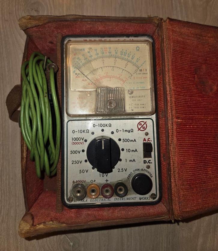 Vintage Mitaka Tester-Boy Multimeter, Doe-het-zelf en Verbouw, Meetapparatuur, Multimeter, Ophalen of Verzenden