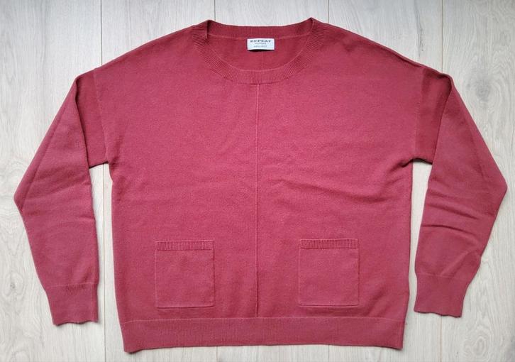 Mooie warme trui van Repeat cashmere maat 36, Kleding | Dames, Truien en Vesten, Zo goed als nieuw, Maat 36 (S), Rood, Ophalen of Verzenden