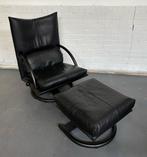 Relax fauteuil en voetenbank - Rolf Benz, Ophalen, Gebruikt, Minder dan 75 cm, 75 tot 100 cm