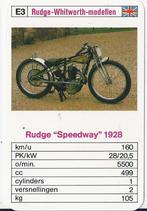 M19 motorkaartje rudge speedway 1928 ( e3 ), Verzamelen, Ophalen of Verzenden, Zo goed als nieuw, Auto's