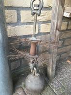 Schoorsteenveegset,kogelveegset,20 cm doorsnee, Ophalen, Zo goed als nieuw, Hout, Houtkachel