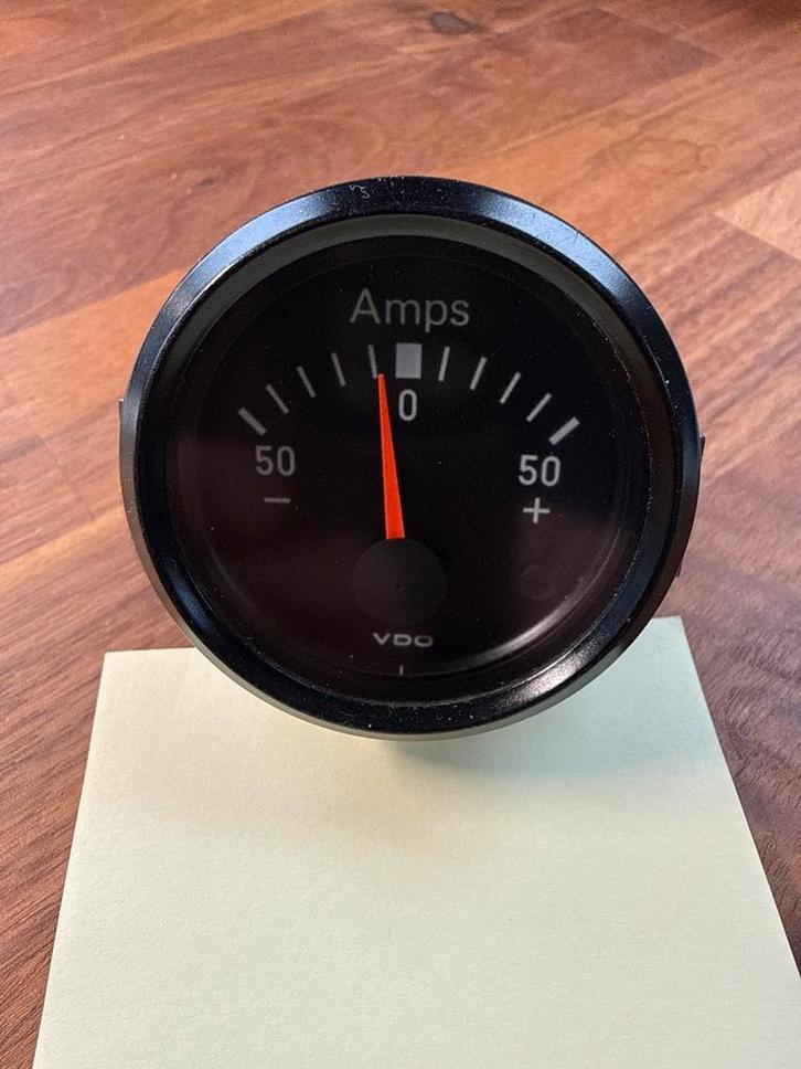 VDO Amperemeter 52mm - Klassiek Instrument, Auto-onderdelen, Dashboard en Schakelaars, Universele onderdelen, Gebruikt, Ophalen of Verzenden