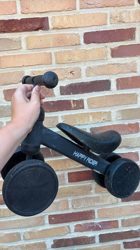 2x Happy Rider loopfiets, Kinderen en Baby's, Speelgoed | Buiten | Opblaasfiguren, Zo goed als nieuw, Ophalen of Verzenden