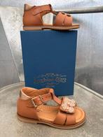 Zecchino d Oro sandalen 21 bruin goud leer klittenband, Ophalen of Verzenden, Zo goed als nieuw, Meisje, Schoentjes