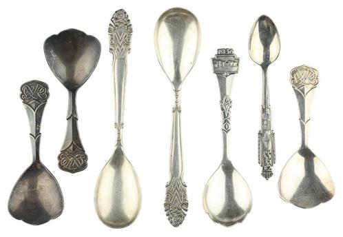 Diverse lepeltjes van de AVRO omroepsvereniging, 1932-1937, Antiek en Kunst, Kunst | Overige Kunst, Verzenden