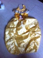 Meisjes disney jurk geel met haarband 7 tot 8 jaar, Ophalen of Verzenden, Zo goed als nieuw, 104 of kleiner, Meisje