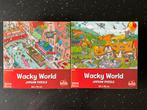 2 stuks puzel Wacky World, Ophalen of Verzenden, 500 t/m 1500 stukjes, Zo goed als nieuw, Legpuzzel