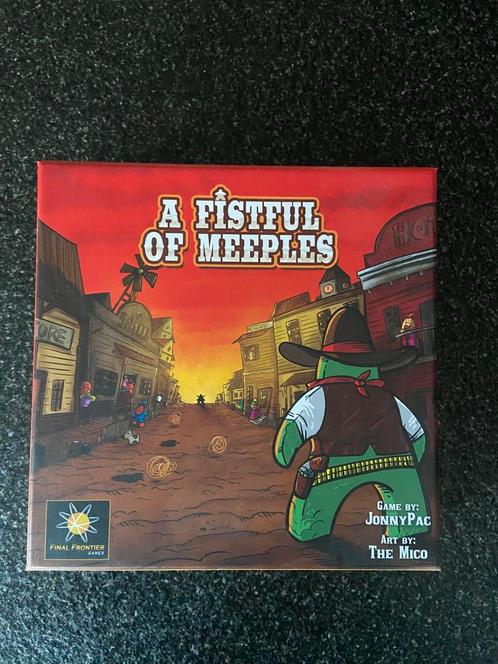 Fistfull of meeples, Hobby en Vrije tijd, Gezelschapsspellen | Kaartspellen, Nieuw, Een of twee spelers, Drie of vier spelers