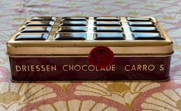 Uitzonderlijk mooi Driessen Chocolade Carro’s blik met zegel beschikbaar voor biedingen