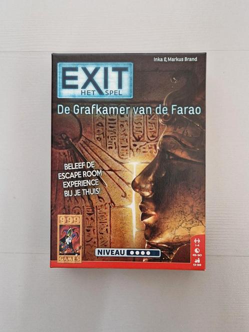Exit Het spel - De grafkamer van de Farao, Hobby en Vrije tijd, Gezelschapsspellen | Kaartspellen, Gebruikt, Ophalen of Verzenden