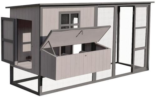 Nieuw Flamingo Kippenhok Calypso Cottage Grijs, Dieren en Toebehoren, Pluimvee | Toebehoren, Nieuw, Kippenhok of Kippenren, Ophalen of Verzenden