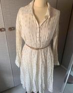Ecru jurkje van Gold & Silver maat M/L, Kleding | Dames, Jurken, Maat 42/44 (L), Ophalen of Verzenden, Zo goed als nieuw, Knielengte