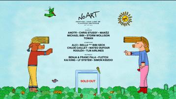 No Art Festival 2025 Flevopark, Amsterdam 26th of July 2025 beschikbaar voor biedingen