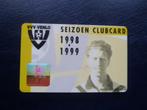 Seizoenclubcard. VVV Venlo 1998/1999  Blauwe achterkant, Verzamelen, Sportartikelen en Voetbal, Overige typen, Overige binnenlandse clubs