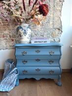 Buikkastje - Lichtblauw-grijze kleur, Ophalen, 50 tot 100 cm, Zo goed als nieuw, 3 of 4 laden