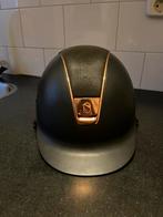 Mooie samshield cap. Donkerblauw met rosé., Dieren en Toebehoren, Paardrijkleding, Overige soorten, Ophalen of Verzenden, Zo goed als nieuw